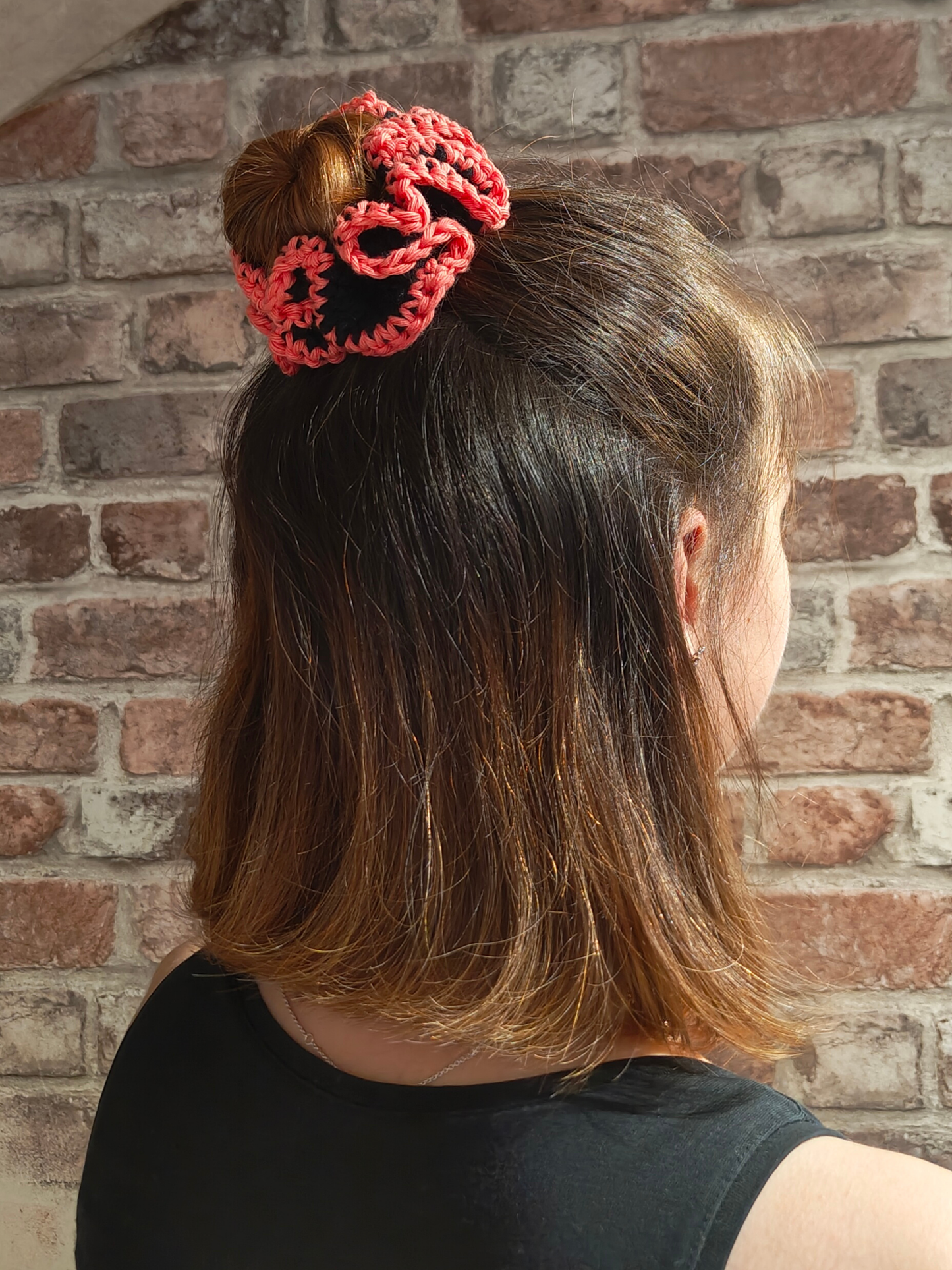 Chouchou pour cheveux base noire